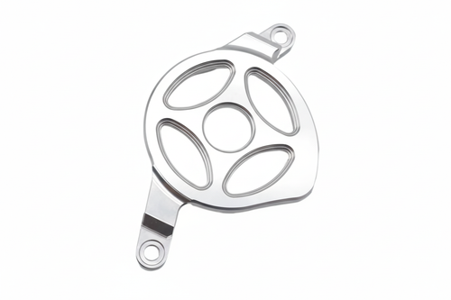 Ritzelabdeckung Silber